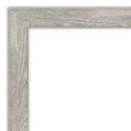 32" x 32" Non-Beveled Dove Gray Wash Square Wall Mirror