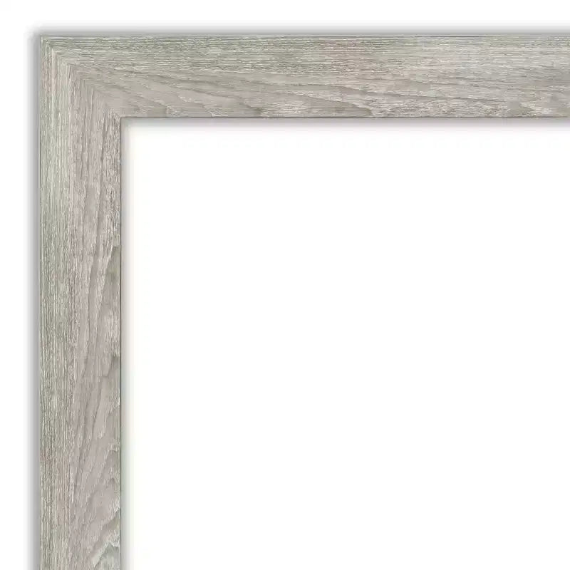 32" x 32" Non-Beveled Dove Gray Wash Square Wall Mirror