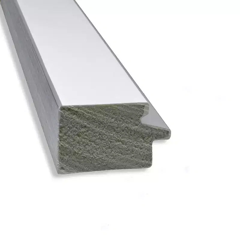 29" x 29" Non-Beveled Square Wall Mirror - Modern Polystyrene Frame with Mounting Hardware