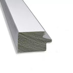 29" x 29" Non-Beveled Square Wall Mirror - Modern Polystyrene Frame with Mounting Hardware