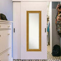 Full Length Wall & Door Mirror - Gold Ornate Frame, 20" x 54"