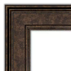 42" x 30" Ridge Bronze Framed Bathroom Wall Mirror