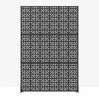 72 inch Galvanized Steel Room Divider Privacy Screen