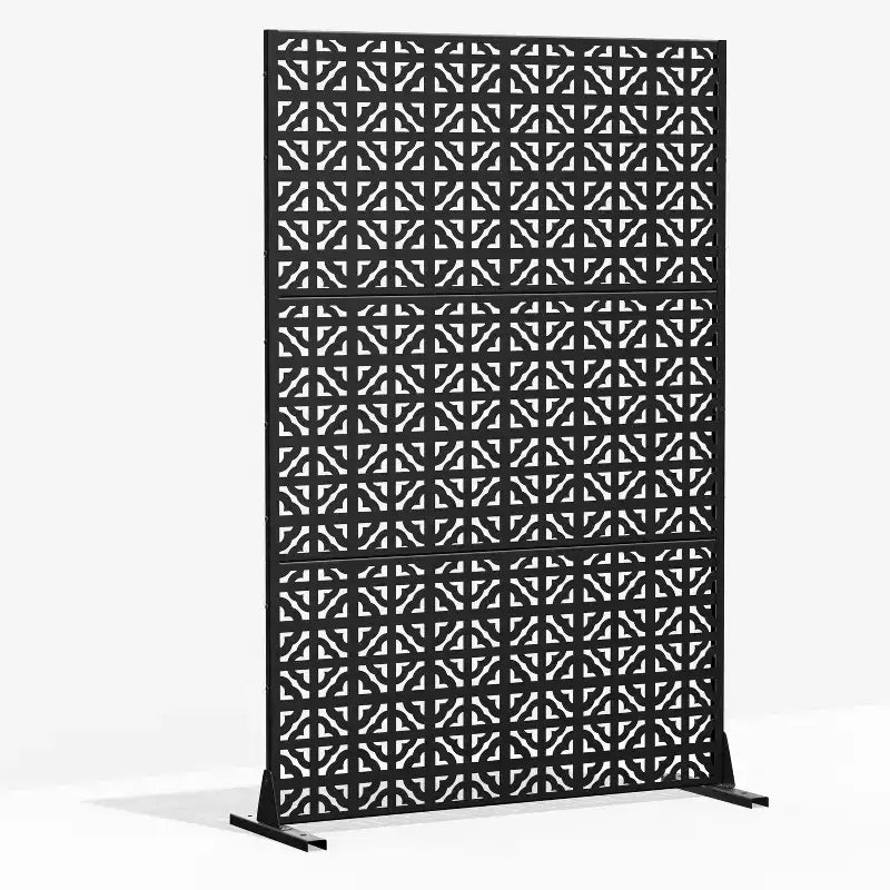 72 inch Galvanized Steel Room Divider Privacy Screen