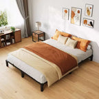King Size Metal Bed Frame with Iron Slats