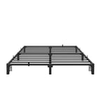 King Size Metal Bed Frame with Iron Slats