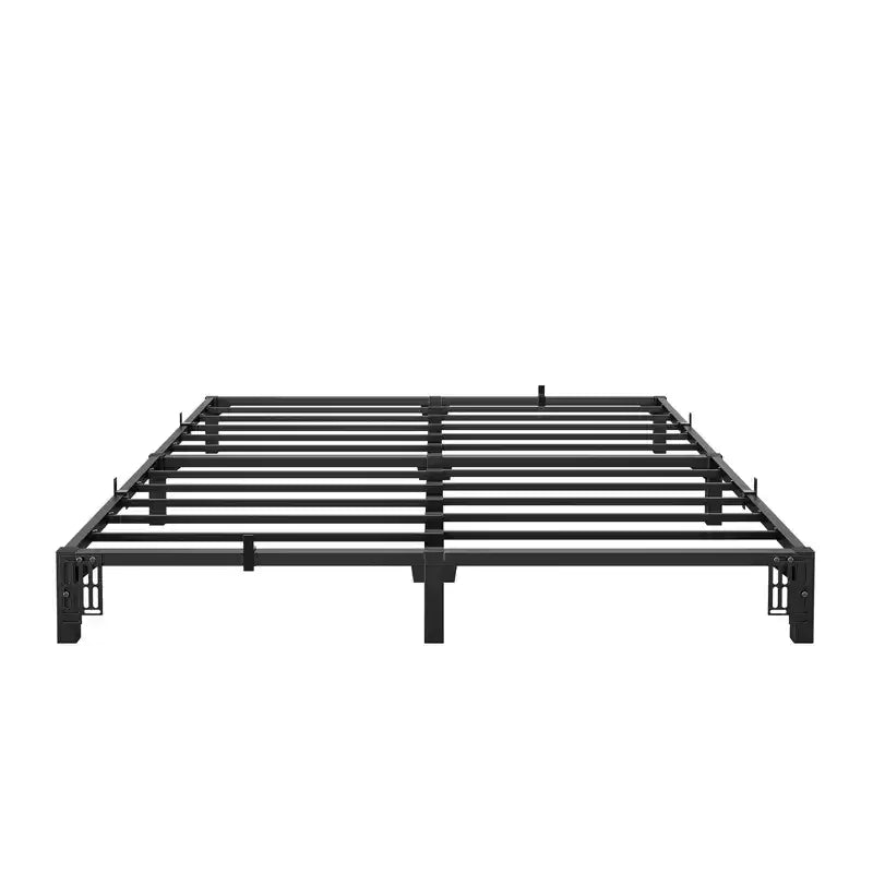 King Size Metal Bed Frame with Iron Slats