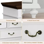 9-Drawer Dresser with Metal Frame