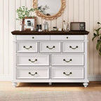 9-Drawer Dresser with Metal Frame