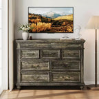 9-Drawer Dresser with Metal Frame