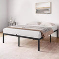 Metal Platform Bed Frame with Under Bed Storage - No Box Spring Required