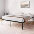 Metal Platform Bed Frame with Under Bed Storage - No Box Spring Required
