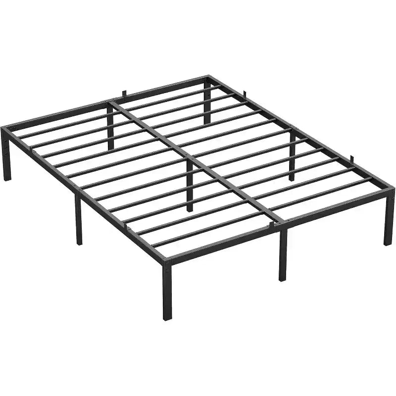 Metal Platform Bed Frame with Under Bed Storage - No Box Spring Required