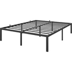 Metal Platform Bed Frame with Under Bed Storage - No Box Spring Required