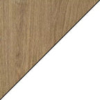 Square End Table with Large Surface and Two Shelves, Symmetrical Open Side Design, MDF Accent Table for Modern Homes
