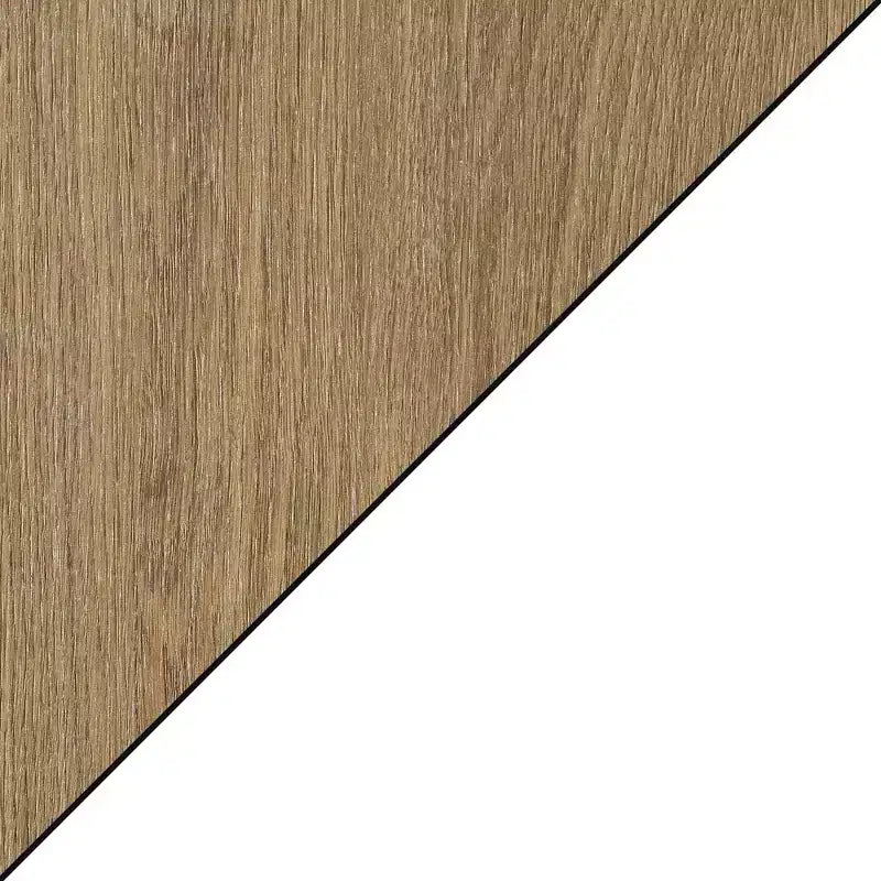 Square End Table with Large Surface and Two Shelves, Symmetrical Open Side Design, MDF Accent Table for Modern Homes