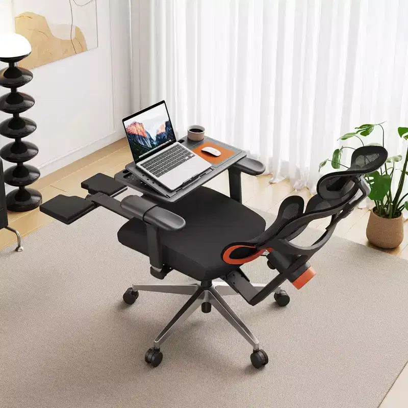 Ergonomic Office Chair with Footrest and 4D Armrests