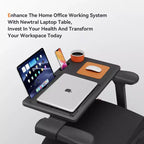 Ergonomic Office Chair with Footrest and 4D Armrests