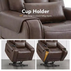 Electric Power Lift Recliner with Heat and Massage for Elderly