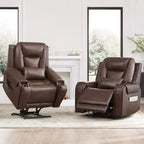 Electric Power Lift Recliner with Heat and Massage for Elderly