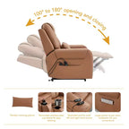 Electric Power Lift Recliner with Heat and Massage for Elderly