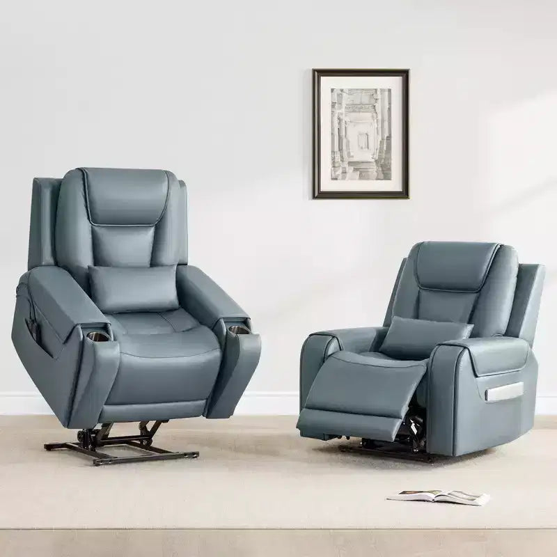 Electric Power Lift Recliner with Heat and Massage for Elderly