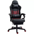 High-Back Gaming Chair with Headrest, Computer Chair with Lumbar Support and Footrest, Office Chair for Study, Reading Room