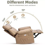 Electric Lift Recliner Chair with Swivel, Massage, Heat and Rocking Function