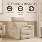 Electric Lift Recliner Chair with Swivel, Massage, Heat and Rocking Function