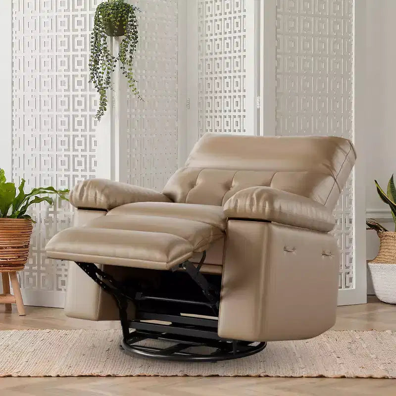 Electric Lift Recliner Chair with Swivel, Massage, Heat and Rocking Function