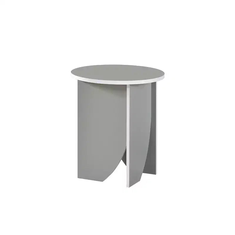 Modern Round End Table — Contemporary Accent for Living Room or Bedroom