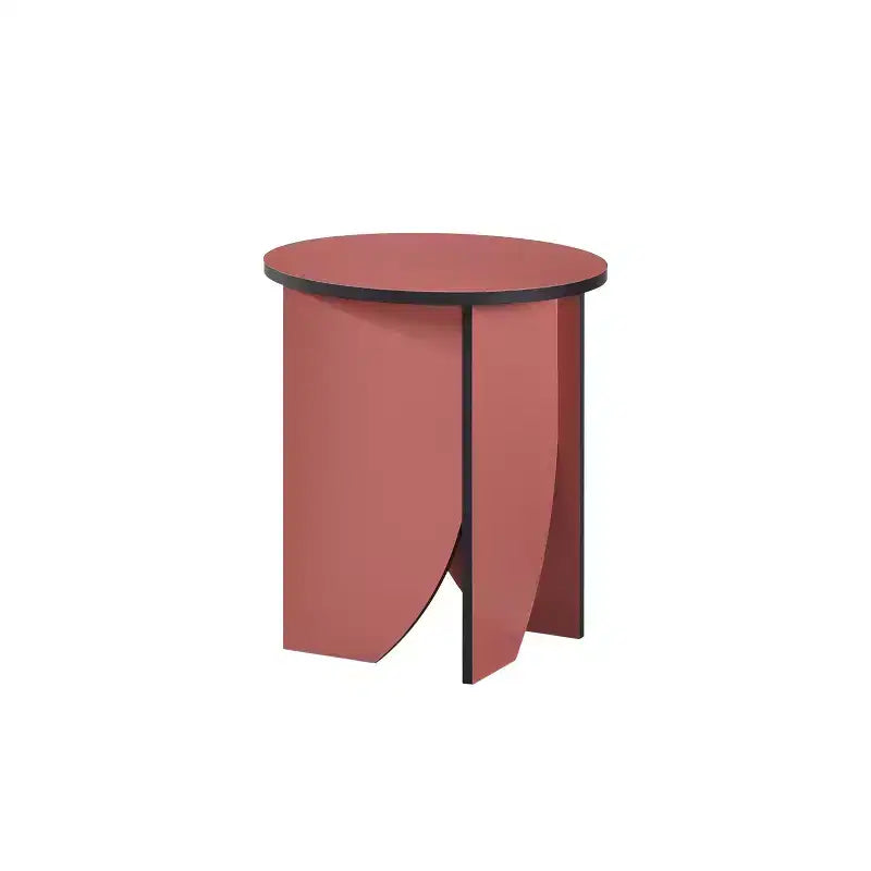 Modern Round End Table — Contemporary Accent for Living Room or Bedroom
