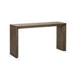 Modern Entryway Console Table with Paulownia Veneer and Thick Tabletop, Accent Table for Foyer and Living Room