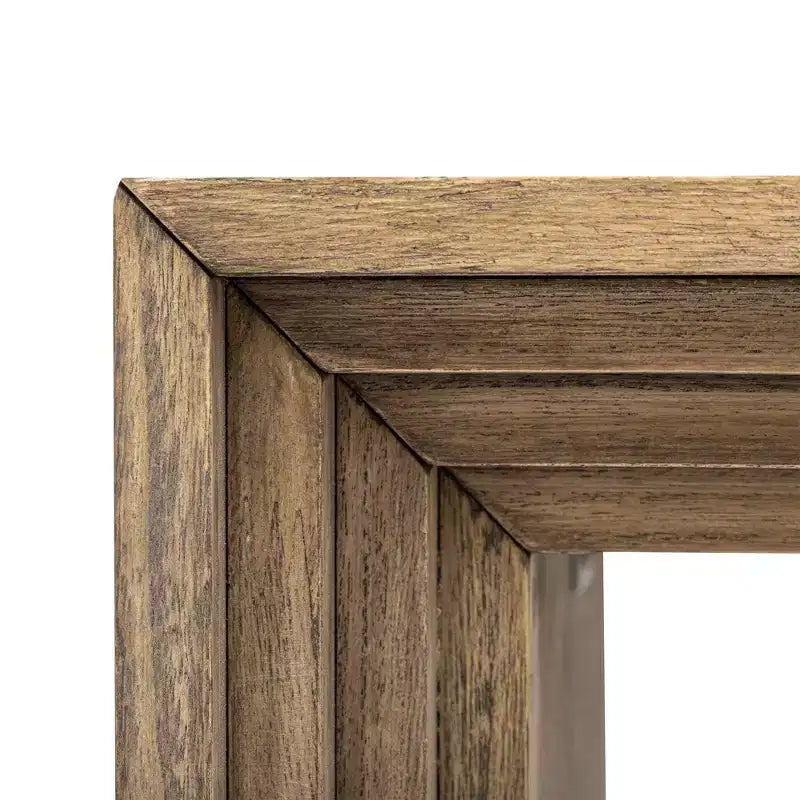 Modern Entryway Console Table with Paulownia Veneer and Thick Tabletop, Accent Table for Foyer and Living Room