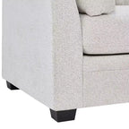 Modern 83.5" 3-Seater Chenille Upholstered Sofa with Flared Arms