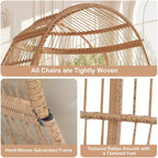 Wicker Egg Chair with Cushion