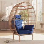 Wicker Egg Chair with Cushion