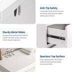 Modern 6-Drawer Dresser, Wood Storage Cabinet