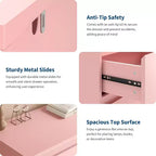 Modern 6-Drawer Dresser, Wood Storage Cabinet