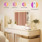 MAYEERTY Makeup Vanity Mirror Dimmable Touch Control Square