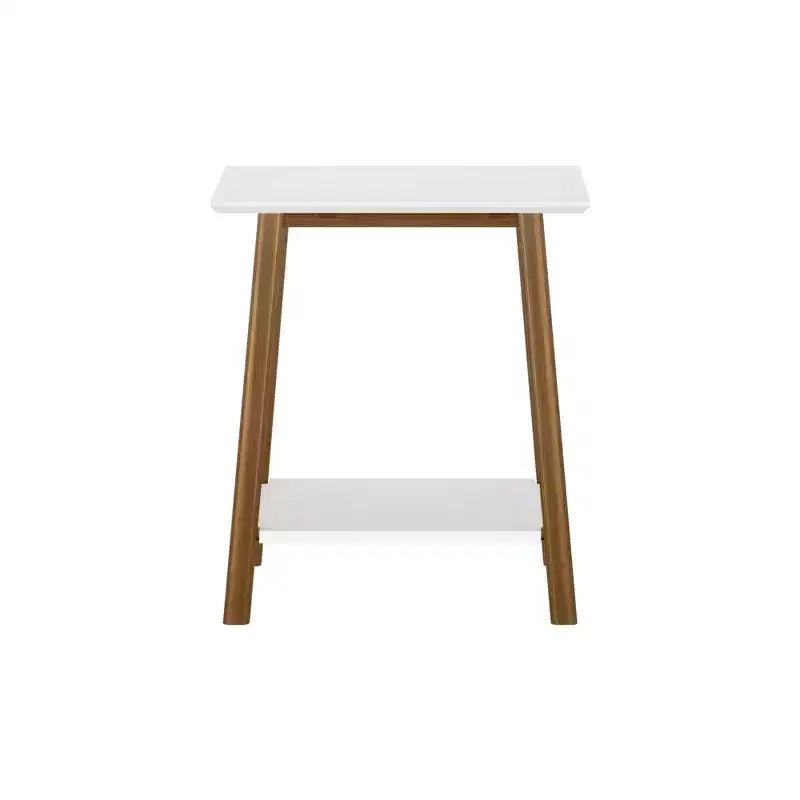 Solid Wood Nightstand, Mid-Century Modern Bedside Table, Side Table for Bedroom