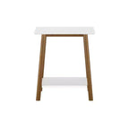 Solid Wood Nightstand, Mid-Century Modern Bedside Table, Side Table for Bedroom