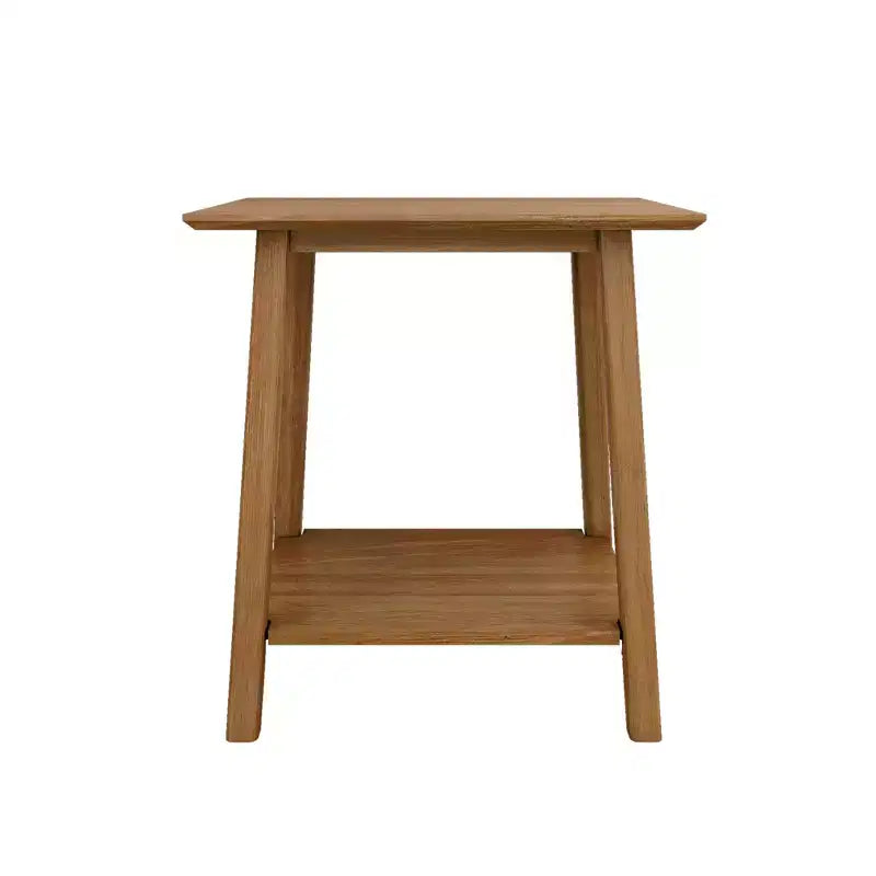 Solid Wood Nightstand, Mid-Century Modern Bedside Table, Side Table for Bedroom