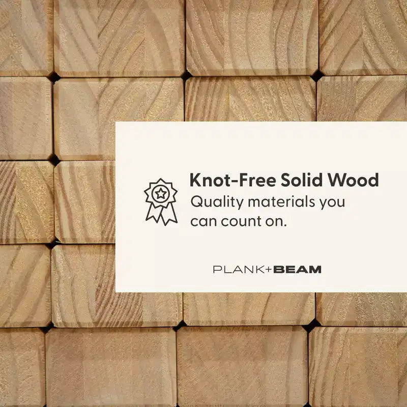 Solid Wood Contemporary Full Size Platform Bed