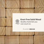 Solid Wood Contemporary Full Size Platform Bed