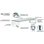 Tempered Glass Monitor Stand with 3 USB Ports | Desktop Riser for 24-32 Inch Screens | 66 Lbs Capacity